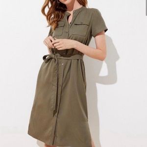 LOFT Utility Shirtdress